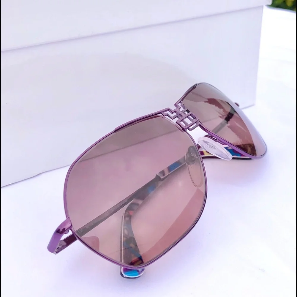 🆕 Emilio Pucci Vintage purple polarized unisex sunglasses